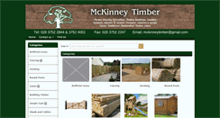 Desktop Screenshot of mckinneytimber.com