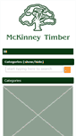 Mobile Screenshot of mckinneytimber.com